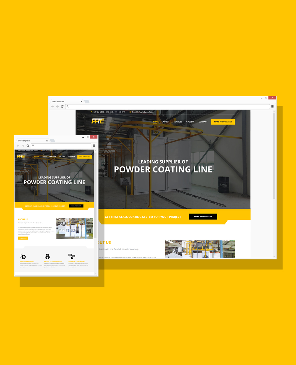 PPTE Engineering Corporate Website